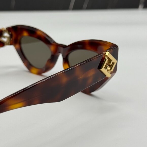 NEW FENDI FE40146I 53N HAVANA SUNGLASSES WOMEN FENDI main image 4